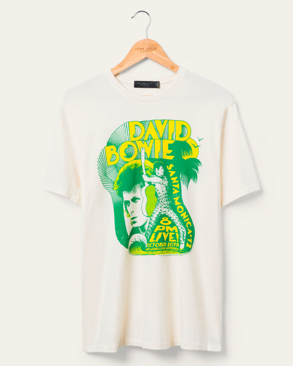 junk food clothing David Bowie Santa Monica '72 Vintage Tee Birch