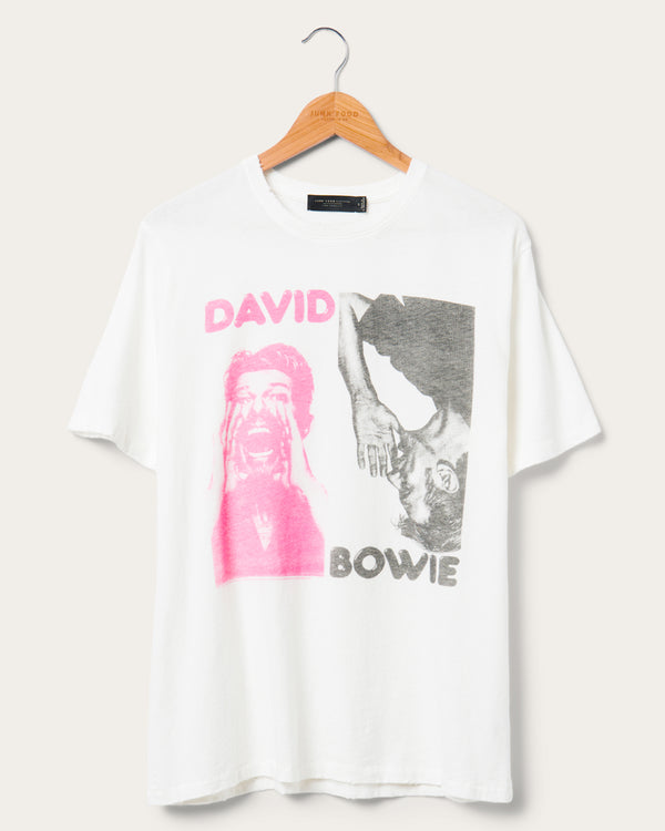 junk food clothing David Bowie Scream Vintage Tee Vintage White
