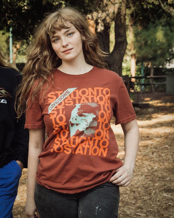 Junk Food Clothing David Bowie Station To Station Vintage Tee Cinnamon Stick