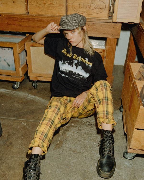 Junk Food Clothing Dead Kennedys On Fire Flea Market Tee Black