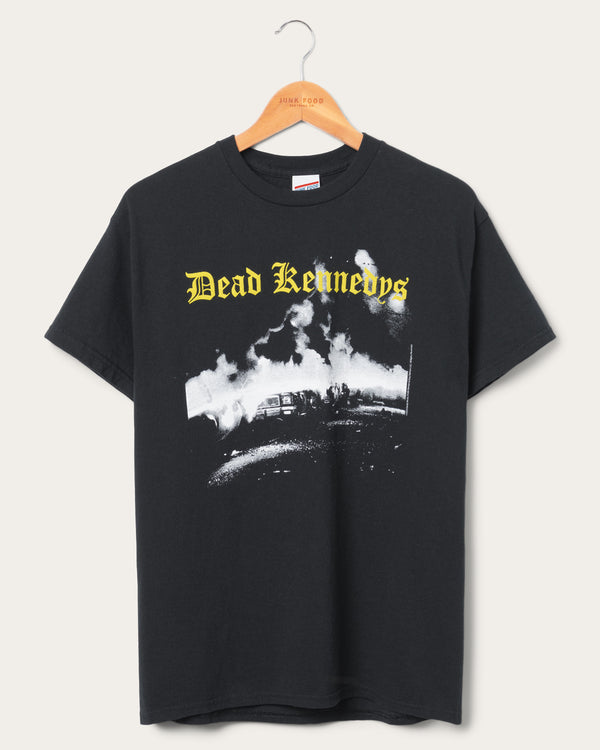 junk food clothing Dead Kennedys On Fire Flea Market Tee Black