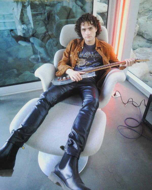 Junk Food Clothing Def Leppard On Through The Night Vintage Tee Vintage Black