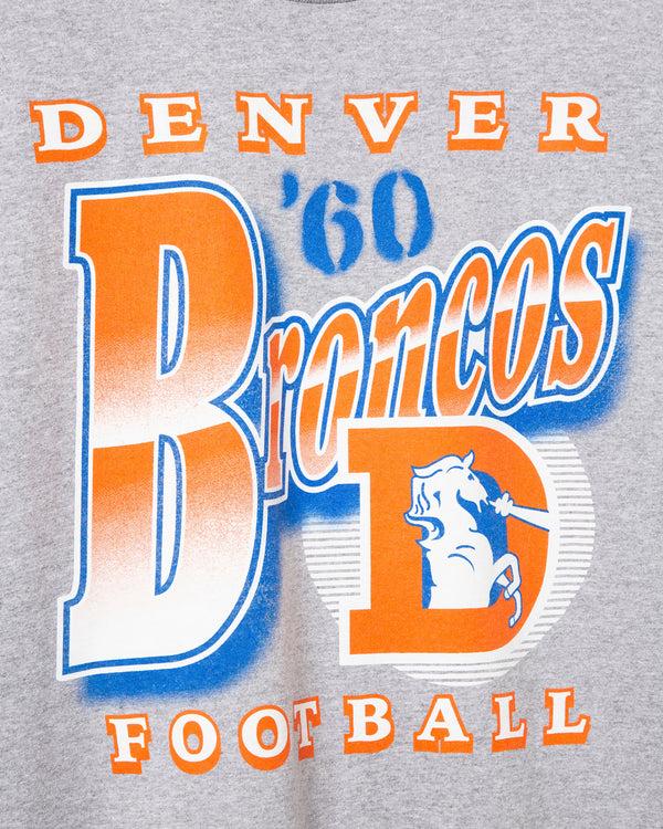 Junk Food Clothing Denver Broncos Bootleg Flea Market Tee Heather Grey