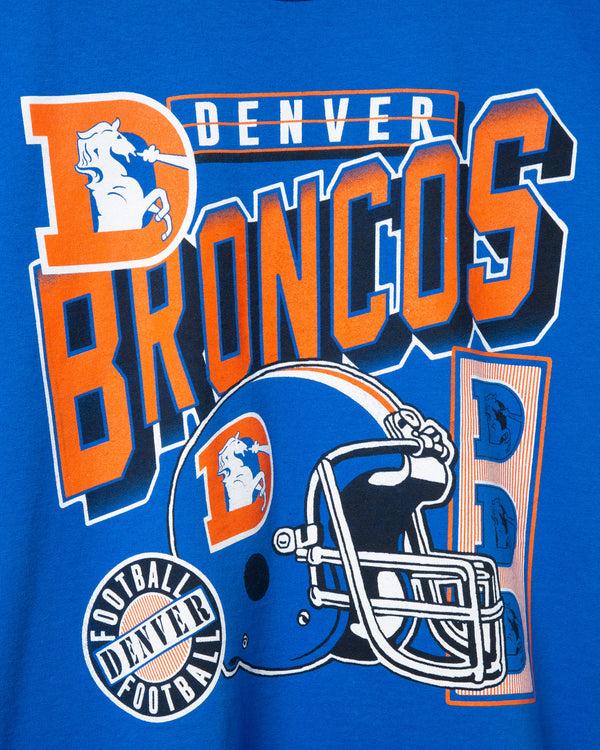 Junk Food Clothing Denver Broncos Checkdown Flea Market Tee Royal