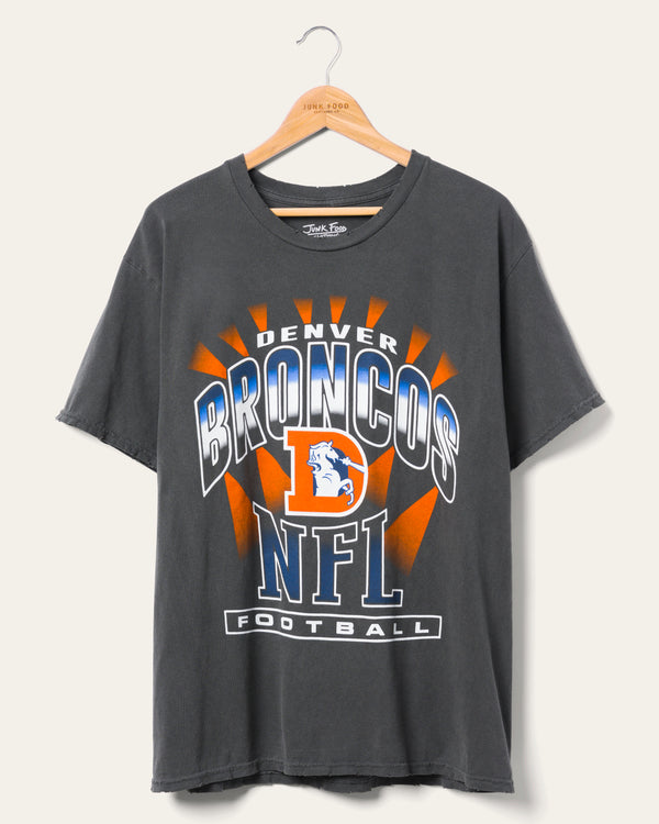 junk food clothing Denver Broncos Chrome Flea Market Tee Midnight