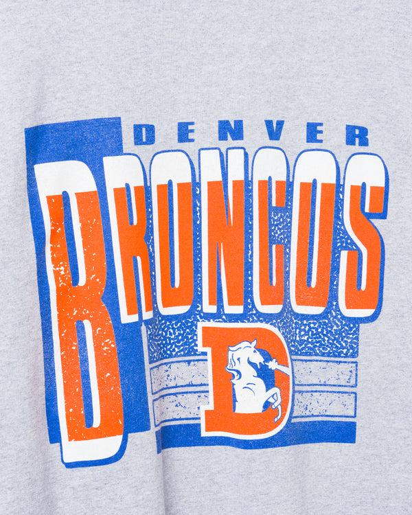 Junk Food Clothing Denver Broncos Complete Tee Heather Gray