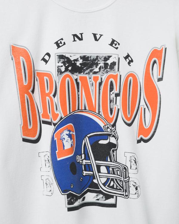 Junk Food Clothing Denver Broncos Conversion Flea Market Crew Fleece White