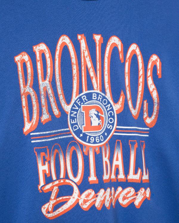Junk Food Clothing Denver Broncos Lateral Crew Fleece Liberty