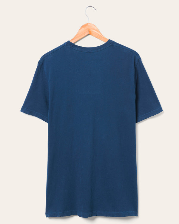 Junk Food Clothing Denver Nuggets Crest Vintage Tee Navy