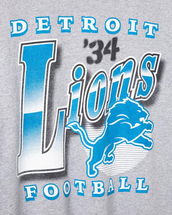 Junk Food Clothing Detroit Lions Bootleg Flea Market Tee Heather Grey