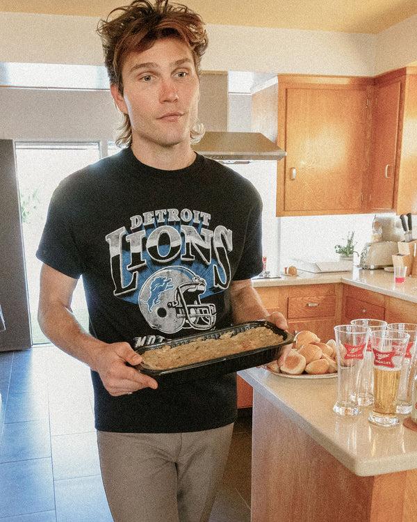 Junk Food Clothing Detroit Lions Hall Of Fame Flea Market Tee Black