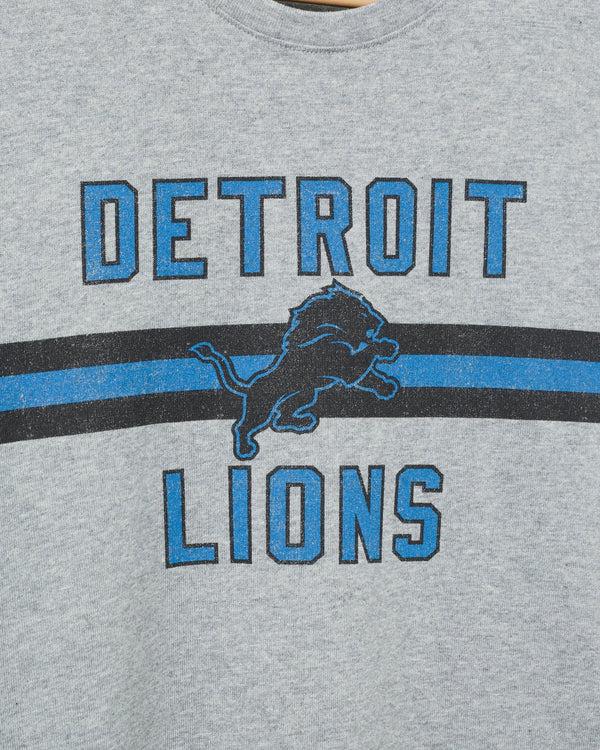 Junk Food Clothing Detroit Lions Lineman Tee Heather Grey