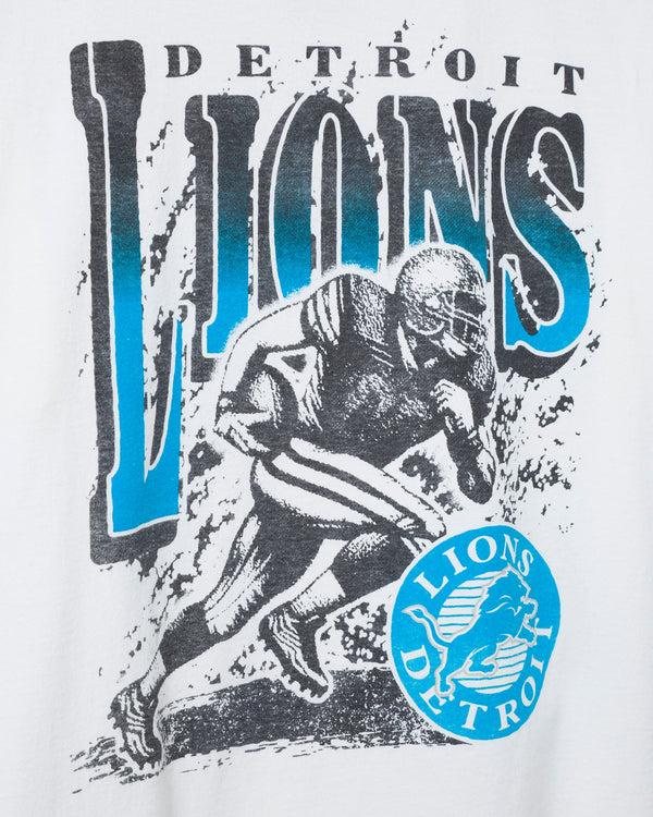 Junk Food Clothing Detroit Lions Rushing Flea Market Tee White