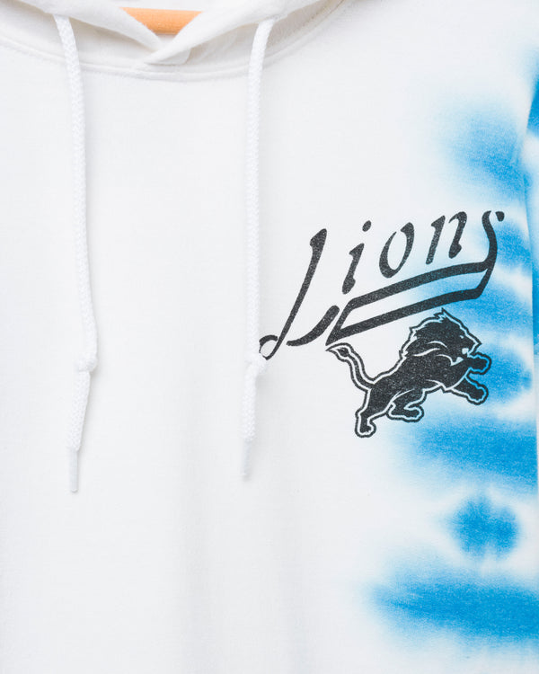 Junk Food Clothing Detroit Lions Stitch Tie Dye Hoodie Tie Dye