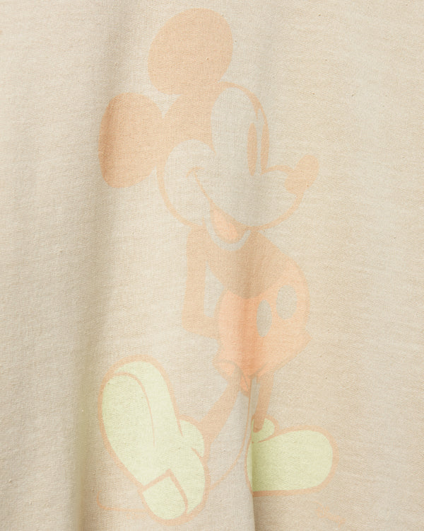 Junk Food Clothing Disney Mickey Mouse Faded Flea Market Fleece Camel