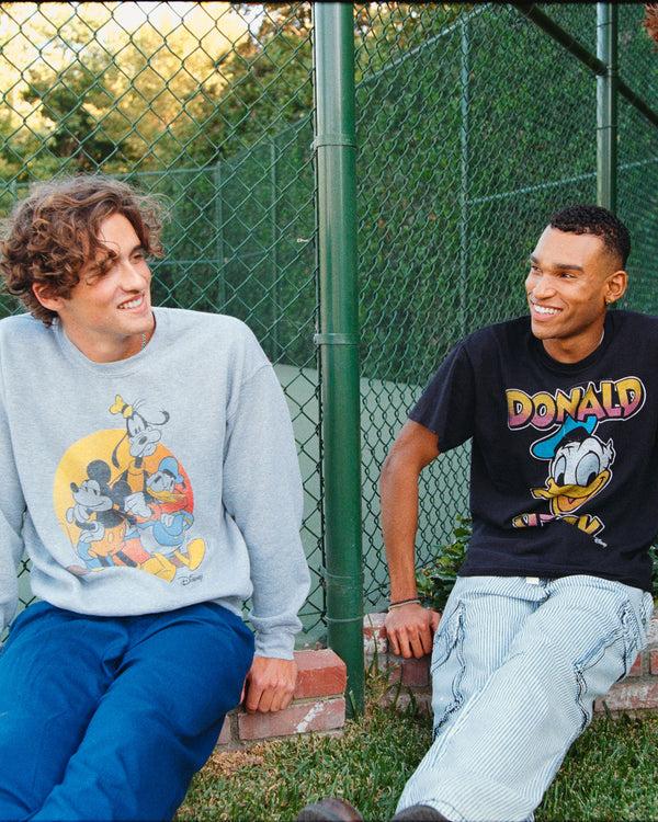 Junk Food Clothing Donald Duck Gradient Flea Market Tee Black