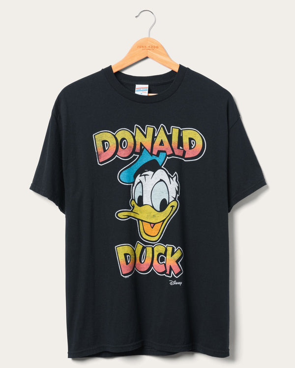 junk food clothing Donald Duck Gradient Flea Market Tee Black