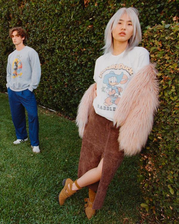 Junk Food Clothing Donald Goes West Flea Market Tee White