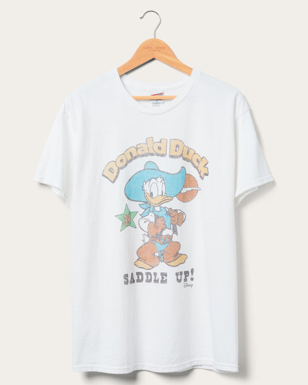 junk food clothing Donald Goes West Flea Market Tee White