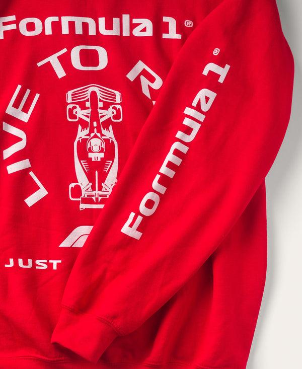 Junk Food Clothing F1 Live To Race Flea Market Fleece Red