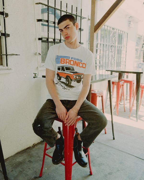 Junk Food Clothing Ford Bronco Baja Vintage Tee Vintage White