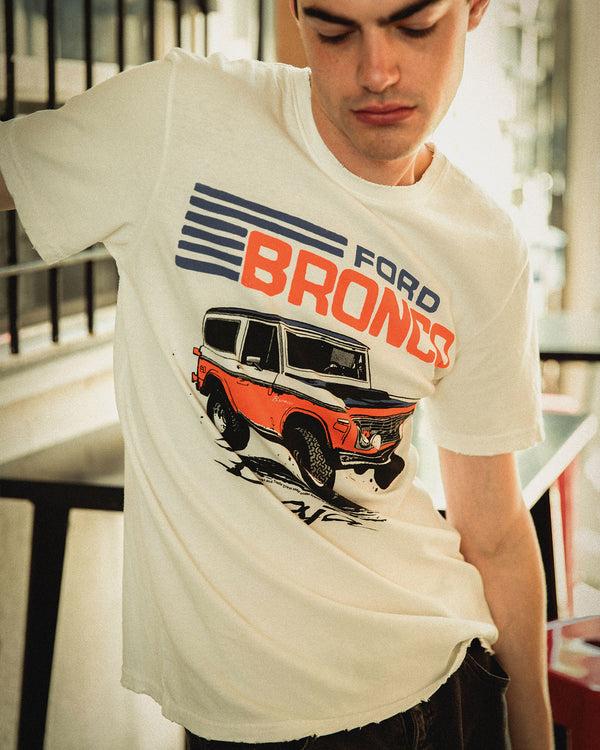 Junk Food Clothing Ford Bronco Baja Vintage Tee Vintage White