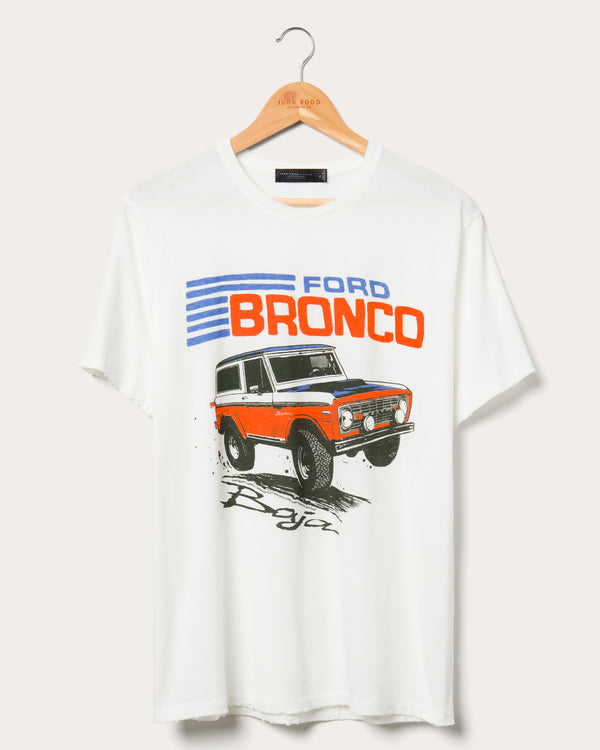 junk food clothing Ford Bronco Baja Vintage Tee Vintage White