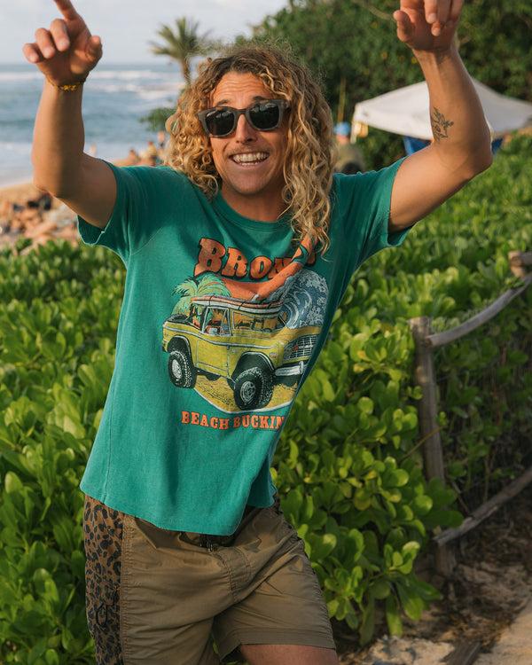 Junk Food Clothing Ford Bronco Beach Vintage Tee Columbia