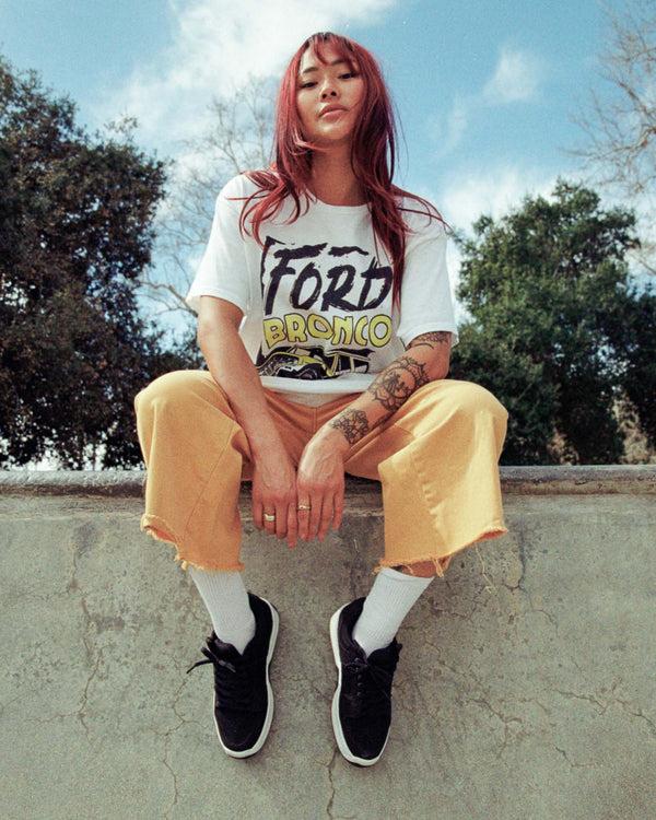 Junk Food Clothing Ford Bronco Flea Market Tee White