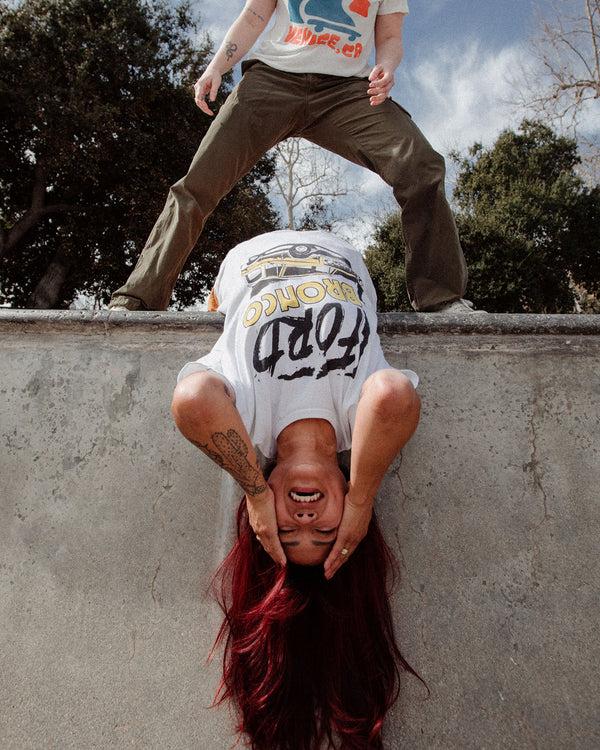 Junk Food Clothing Ford Bronco Flea Market Tee White