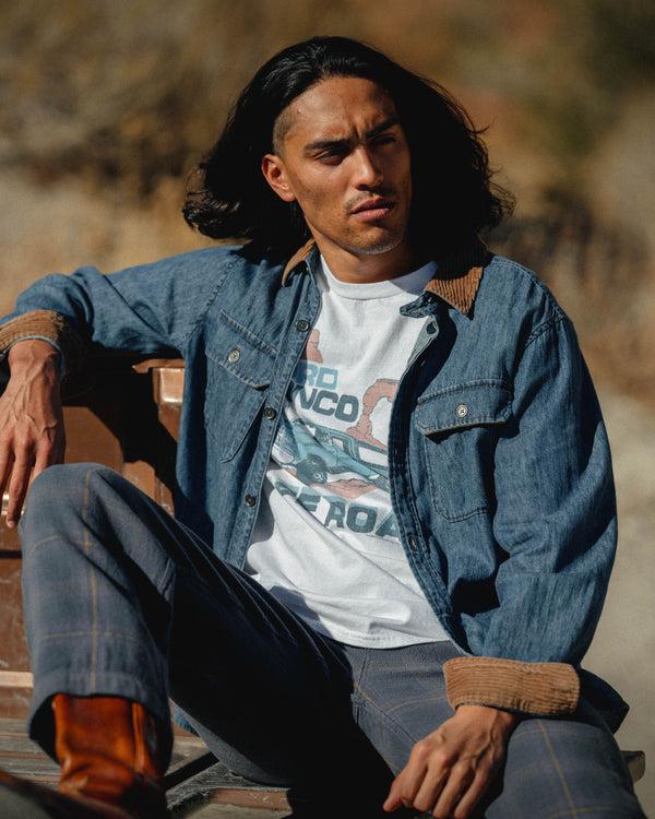 Junk Food Clothing Ford Bronco Off Road Flea Market Tee White