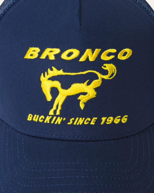 Junk Food Clothing Ford Buckin Since 1966 Bronco Trucker Hat Navy