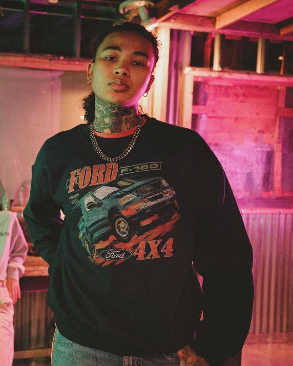 Junk Food Clothing Ford F-150 4X4 Flea Market Fleece Navy