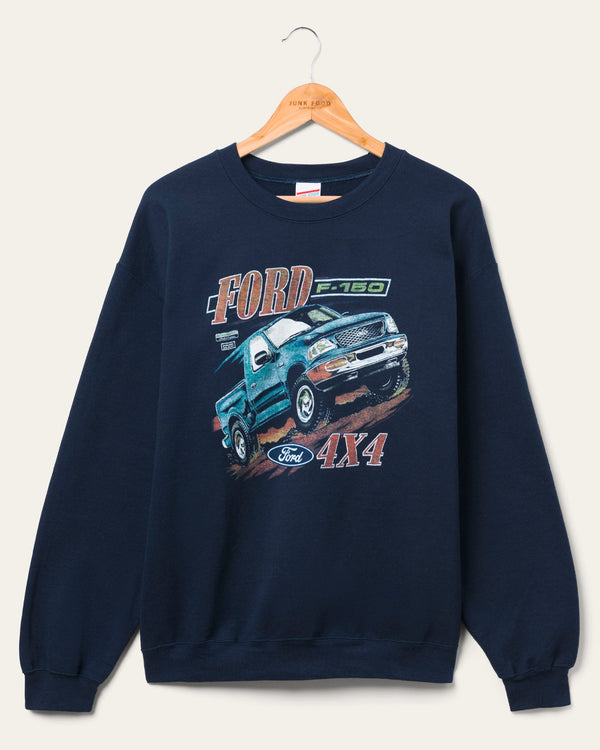 junk food clothing Ford F-150 4X4 Flea Market Fleece Navy