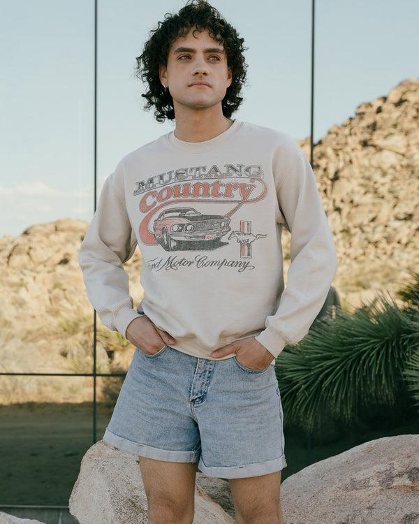 Junk Food Clothing Ford Mustang Country Flea Market Fleece Sand