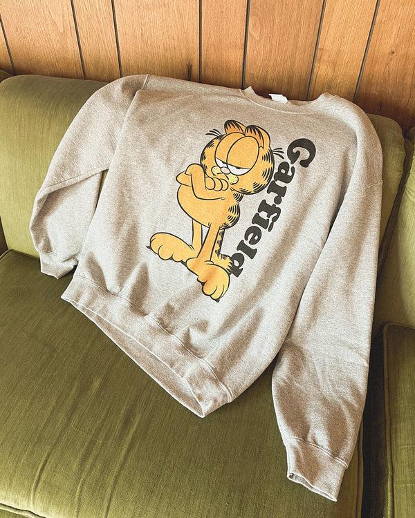 Junk Food Clothing Garfield Flea Market Fleece Heather Grey