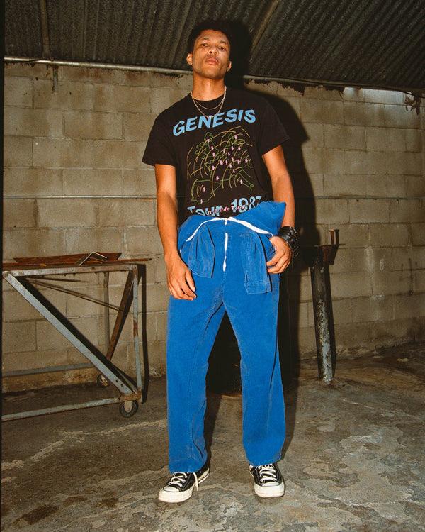 Junk Food Clothing Genesis Invisible Touch Tour 1987 Flea Market Tee Black