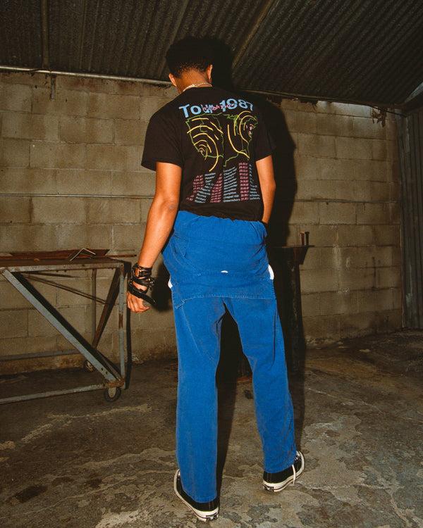 Junk Food Clothing Genesis Invisible Touch Tour 1987 Flea Market Tee Black