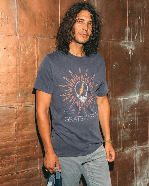 Junk Food Clothing Grateful Dead 1990 Show Vintage Tee Outerspace