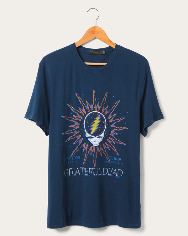 junk food clothing Grateful Dead 1990 Show Vintage Tee Outerspace