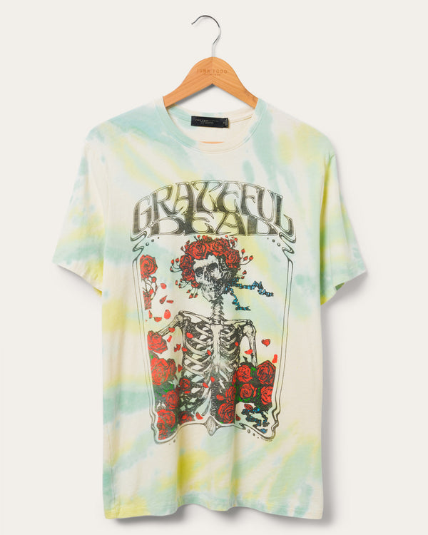 junk food clothing Grateful Dead Bertha Vintage Tee Tie Dye