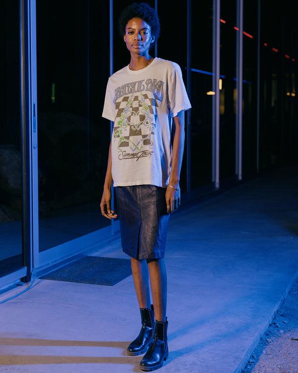 Junk Food Clothing Grateful Dead Checkers Vintage Tee Vintage White