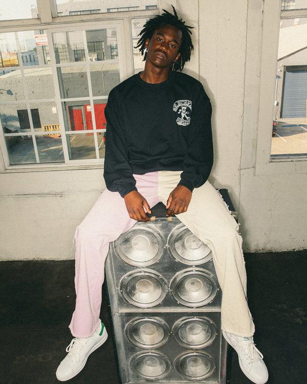 Junk Food Clothing Grateful Dead Colorful Bears Flea Market Fleece Black