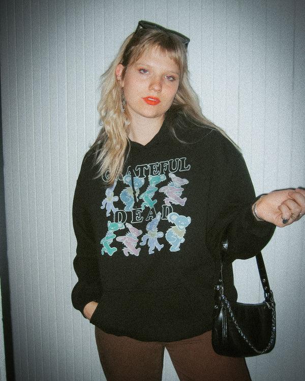 Junk Food Clothing Grateful Dead Dancing Bears Hoodie Black