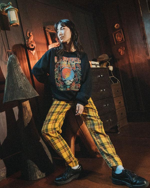 Junk Food Clothing Grateful Dead Established 1965 Flea Market Fleece Black