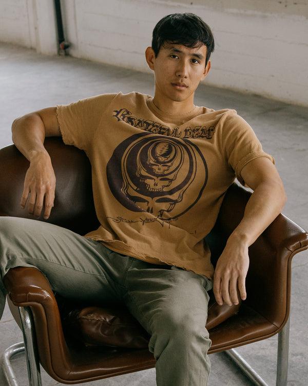 Junk Food Clothing Grateful Dead Metta Stealy Vintage Tee Saffron