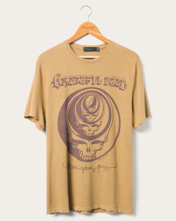 junk food clothing Grateful Dead Metta Stealy Vintage Tee Saffron