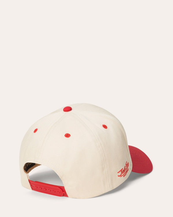 Junk Food Clothing Grateful Dead Red Skull Hat Off White / Red