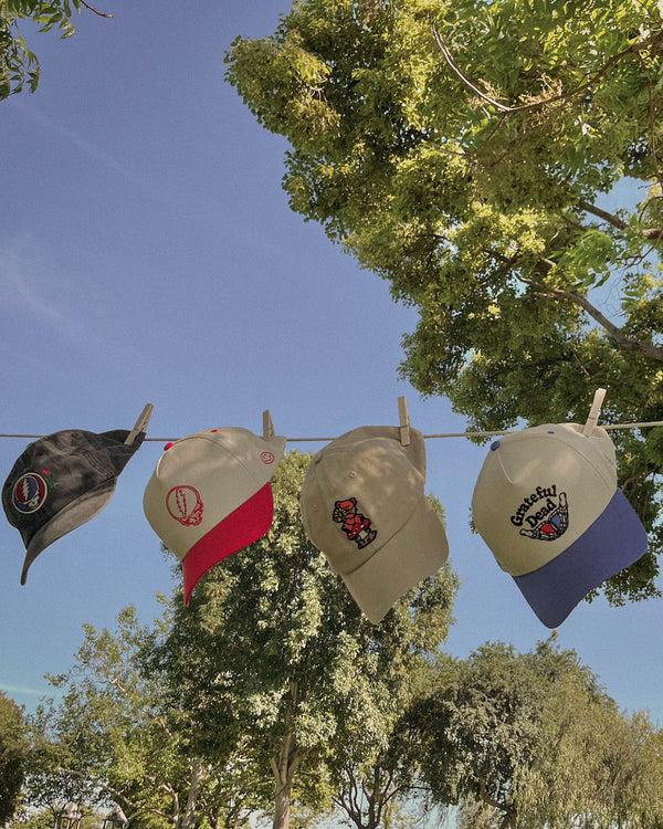 Junk Food Clothing Grateful Dead Rose 90's Cap Vintage Black