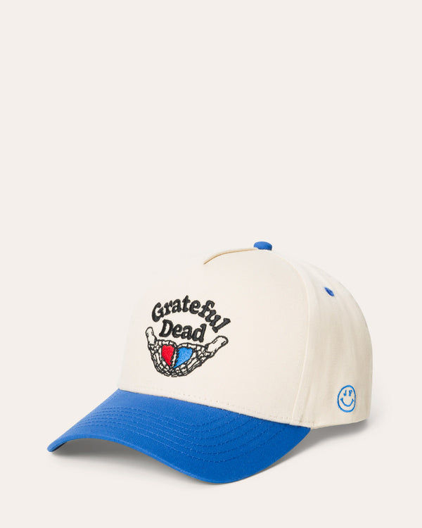 junk food clothing Grateful Dead Structured Hat Off Blue /White